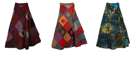 Tie Dye Skirts with Sequins - Mesmerizing and Refreshing Color Tones