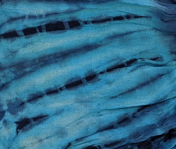 Blue Lagoon Hippie Tie Dye Cotton Headband