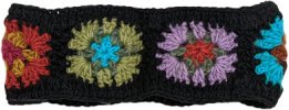 Strawberry Wine Wool Hand Warmers with Floral Details