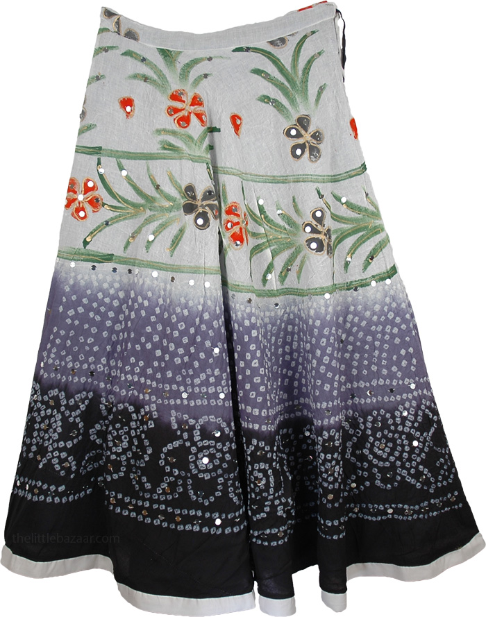 Darling Gray Sequin Skirt