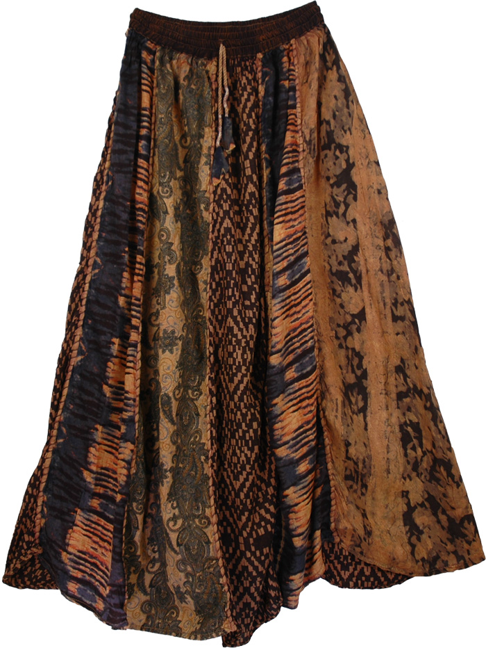 Designer Panel Gypsy Long Skirt