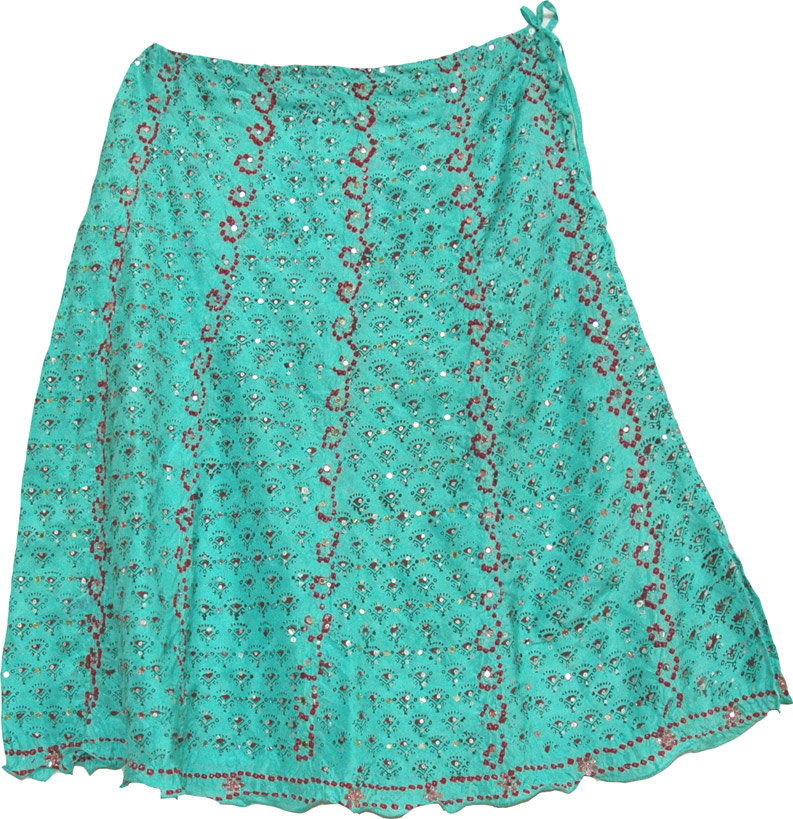 Puerto Rico Festive Silk Skirt
