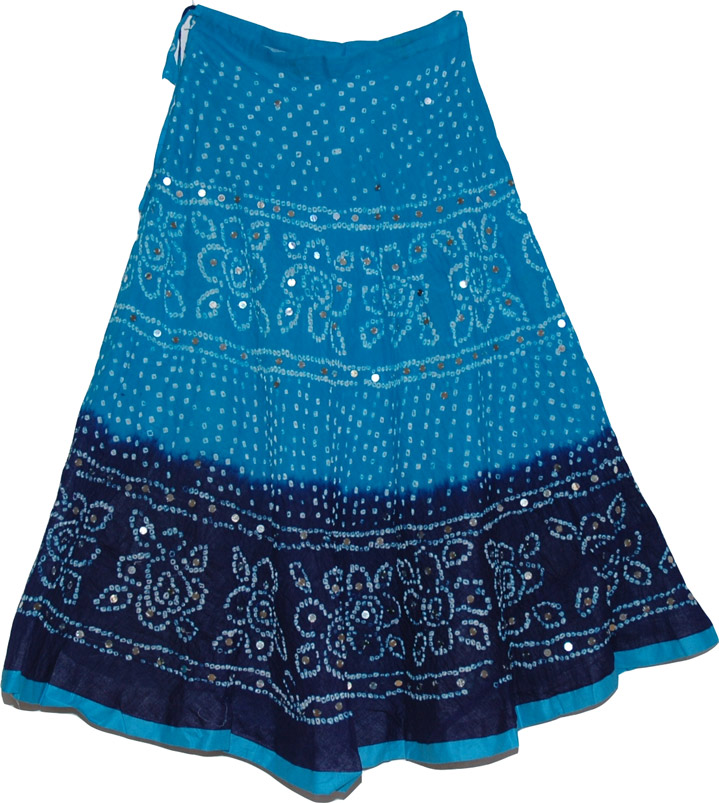 Oceanic Ethnic Cotton Skirt