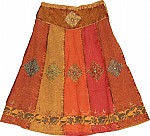 Orange Roughy Plus Size Skirt