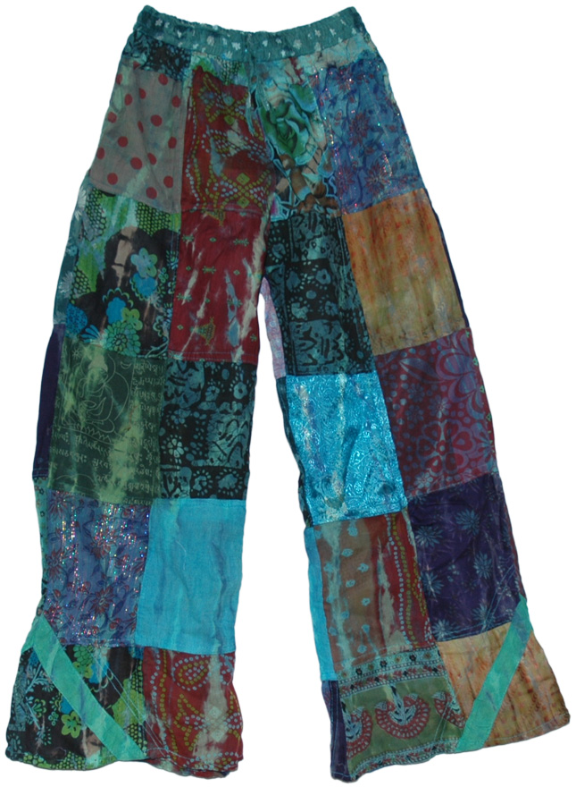 patchwork pants