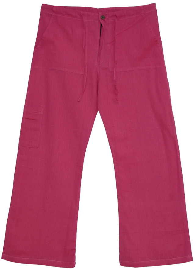 Pink Pop Linen Lounge Pants