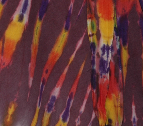 Buccaneer Tie Dye Wrap Around Long Skirt