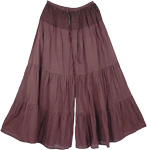 Groovy Split Skirt Russet Brown