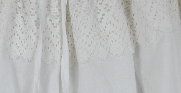 Groovy Gauchos Split White Skirt