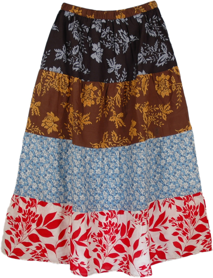 Bloom Summer Cotton Long Skirt