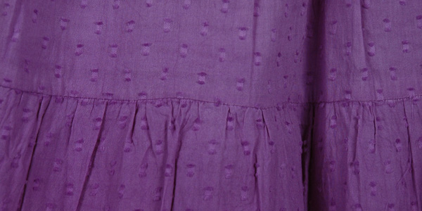 Purple Bliss Cotton Designer Skirt