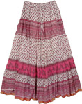 Pink Lady Cotton Long Skirt