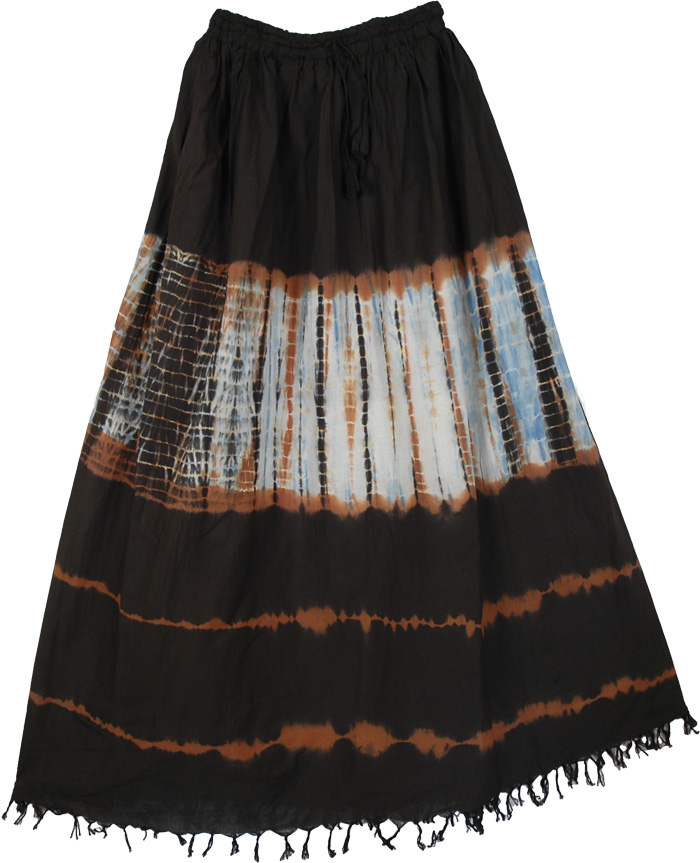 Carbon Flux Tie Dye Long Skirt