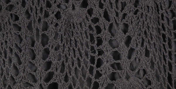 All Black Crochet Pattern Long Skirt