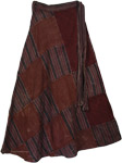 Buccaneer Chocolate Wrap Around Skirt