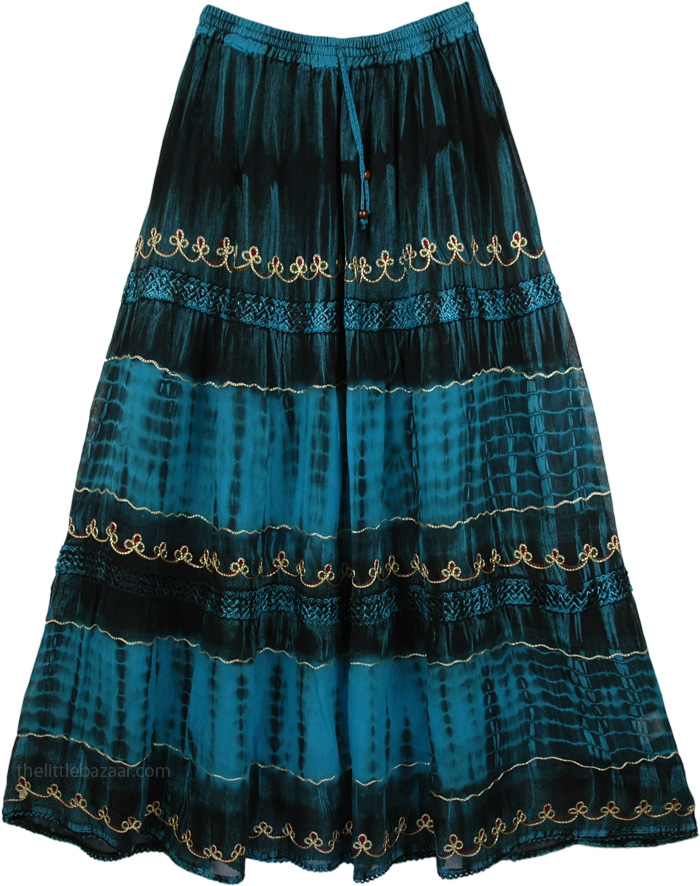 Courtesan Blue Gorgeous Skirt
