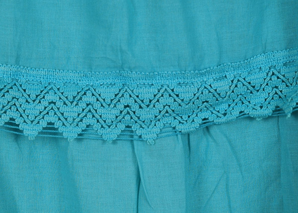 Bondi Blue Frills Long Skirt