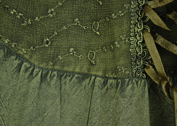 Olive Drab Renaissance Chic Skirt