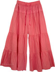 Bittersweet Pink Culottes Split Skirt Pink