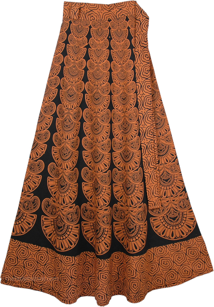 Mai Tai Brown Black Skirt