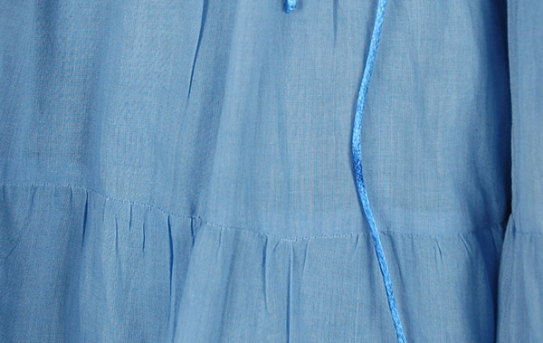 Glacier Blue Light Cotton Skirt