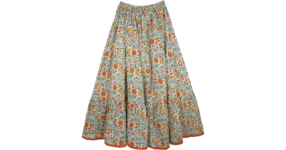 marigold maxi skirt