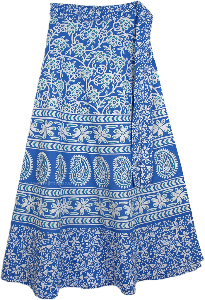 St.Tropez Womens Floral Wrap Skirt