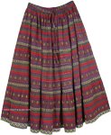 Free-Spirit Double Layer Saree Skirts 12 inches - Pack Of 3