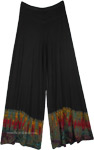 Ethnic Copper Gold Palazzo Pants for Women