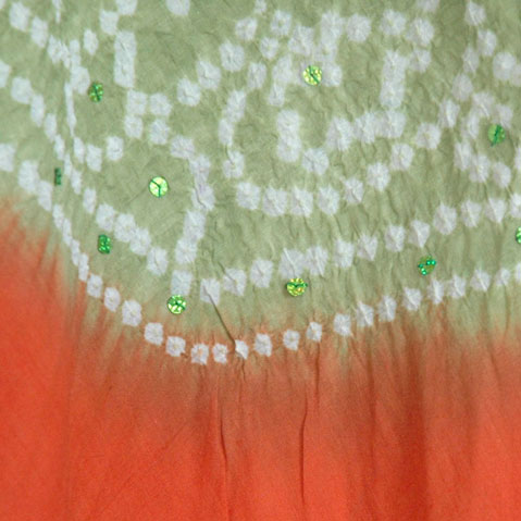 Tie Dye Sequin Dancing Skirt