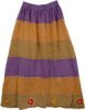Purple Cerulean Tie Dye Long Skirt