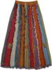 Barista Patchwork Cotton Frill Skirt