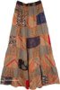 Vintage Style Patchwork Colorful Gypsy Skirt