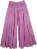 Burgundy Pink Hippie Wrap Skirt Cotton Wrap For Summer