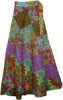 Sundance Floral Printed Rayon Crepe Maxi Long Skirt