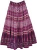 Bossanova Printed Cotton Summer Skirt