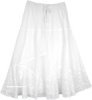 Manoa Falls Breezy Island White Skirt