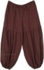 Ruby Red Harem Pants In Rayon With Tie Dye