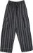 Striped Cotton Unisex Urban Boho Cargo Trousers