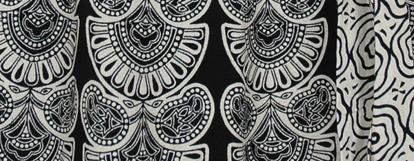 Black and White Pattern Skirt