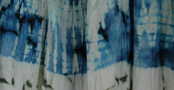 Cotton Seed Blue Tie Dye Skirt