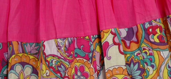Savory Pink Casual Long Skirt