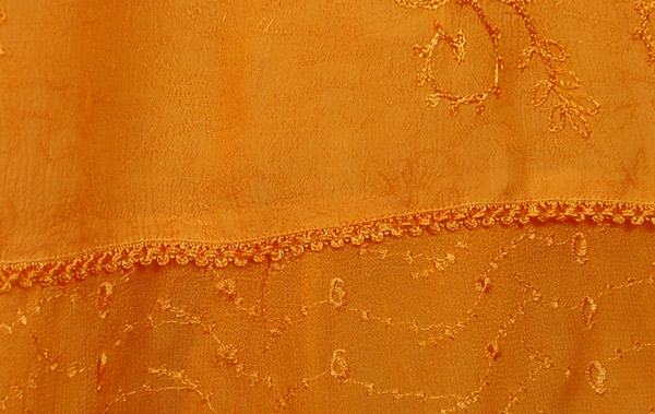 Orange Queen Crepe Skirt
