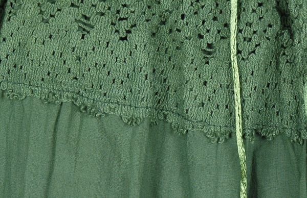 Glade Green Palazzo Gaucho Split Skirt