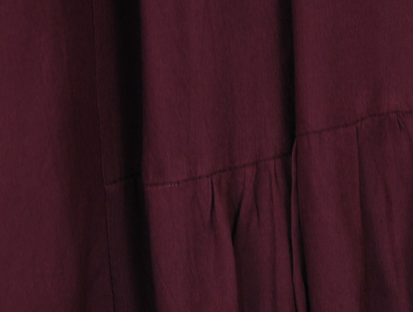 Extra Long Aubergine Solid Harem Trousers