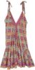 Printed Saree Short Maxi Dress