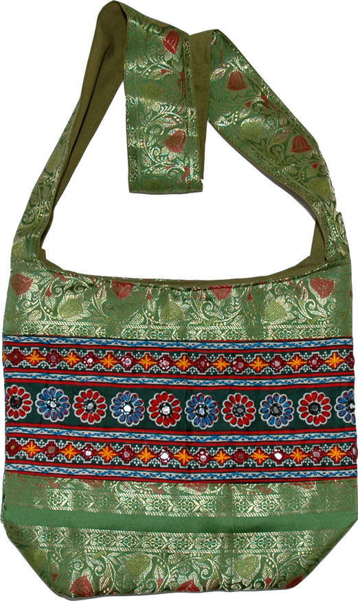 Brocade Sari Ethnic Handbag