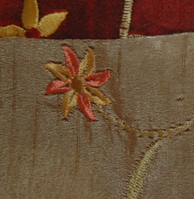 Embroidered Earthen Silk Purse