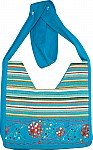 Bahama Blue Striped Handbag