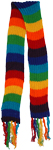 Rainbow Bohemian Wool Scarf